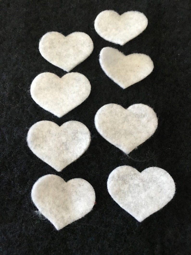 Perfect Felt Hearts for Wax Dipping. DIY Kits for Independent Consultants-Heart Decorations-Valentines Planner Accessories Embellishments image 2