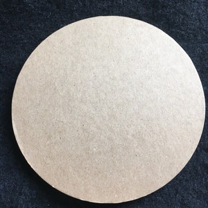 6 Inch Chipboard Circle Die Cuts-6 Circles Blanks-Unfinished Decoration-Raw Chipboard Circle Shapes-Altered Art Blanks-Large Circles-Canvas image 2