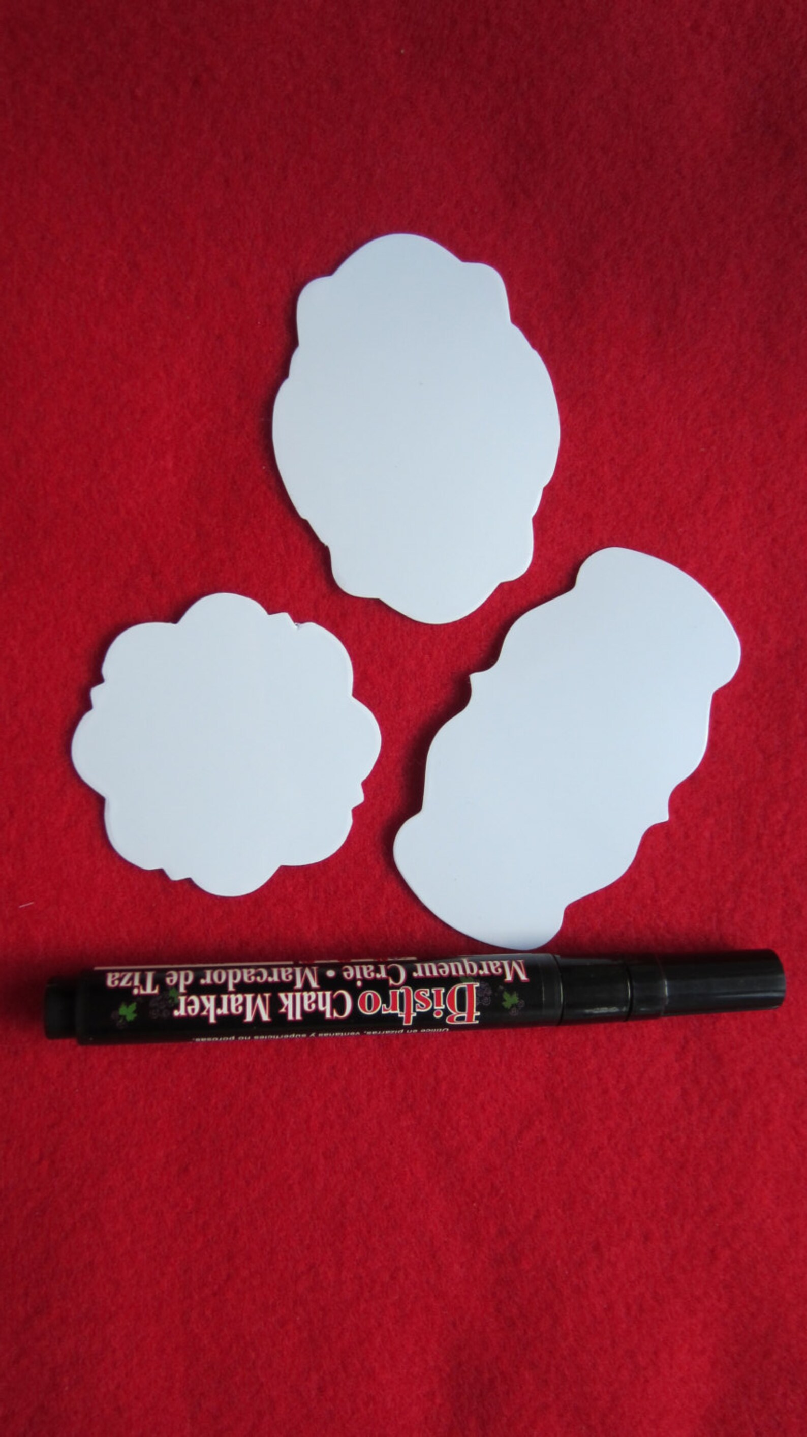 Dry Erase Stickersblack Fine Tip Chalk Markercanning Label Etsy