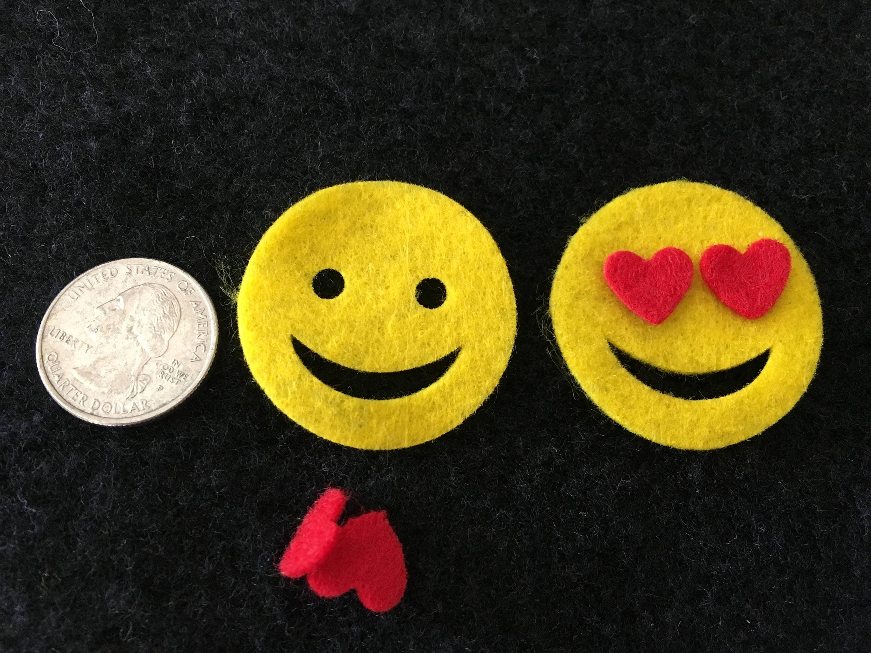Felt Smiley Emoji-DIY Felt Kits-Smiley Face Craft-Emoji Felt | Etsy