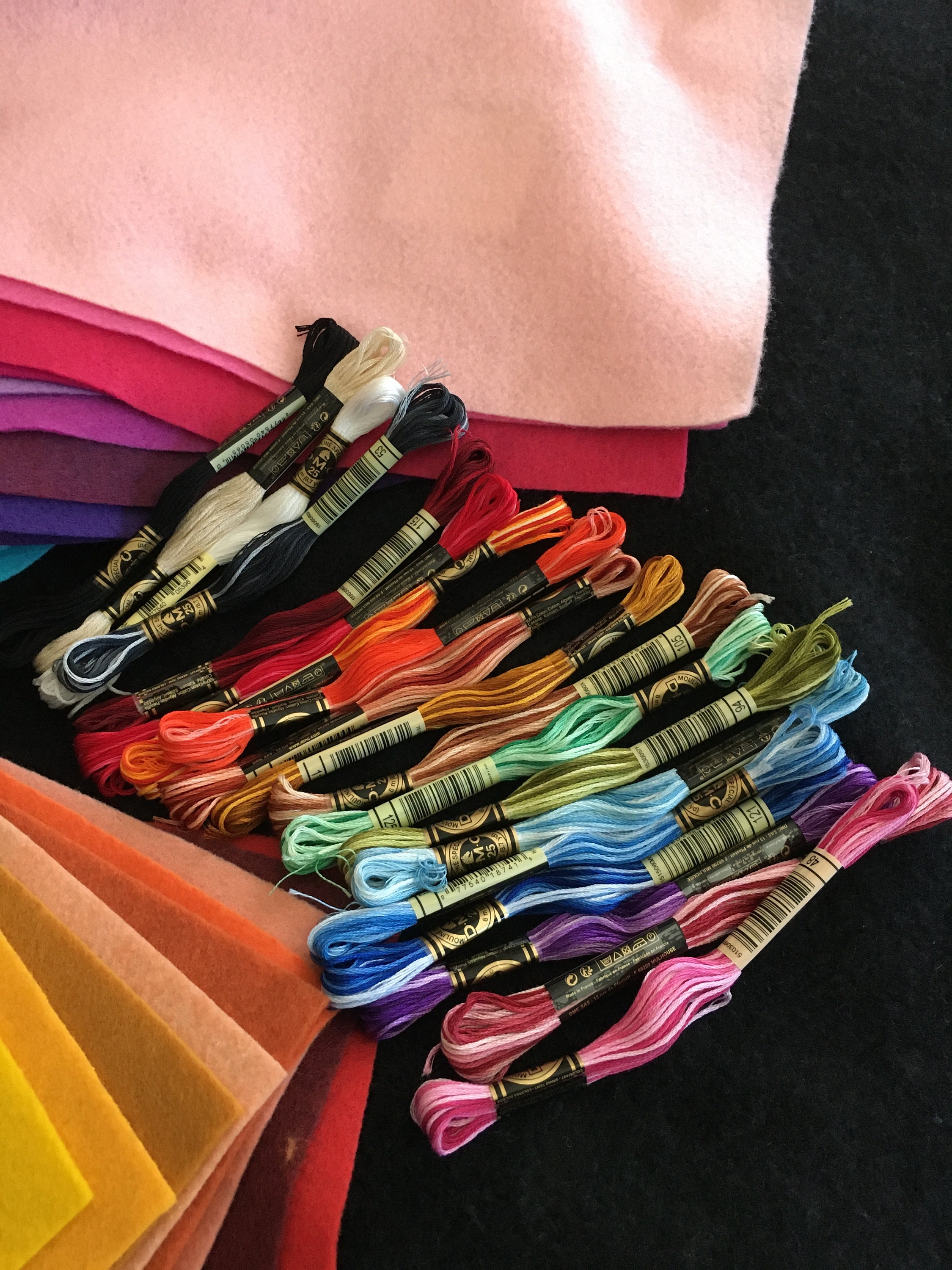 DMC 6 Strand Embroidery Floss Assortment - Rainbow – Stitches