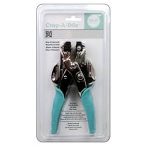 Crop-A-Dile Hole Punch-Paper Crafting-Multi Purpose Hole Punch & Eyelet Setter-Heavy Duty Punch-Chipboard-Fabric Punch-Planner Pages Crafts