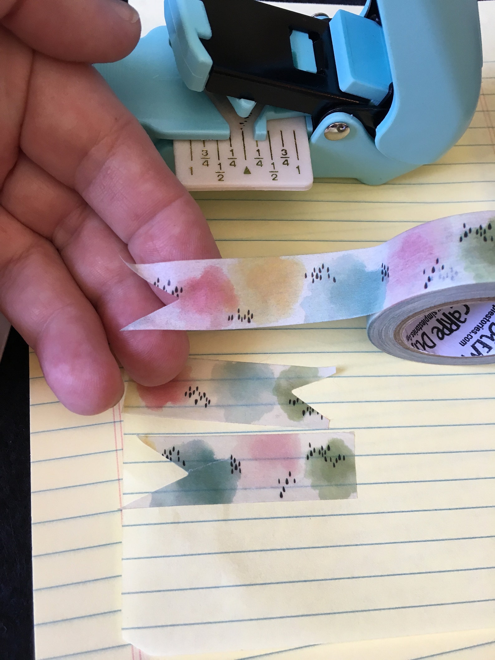 We R Memory Keepers Washi Chomper Punch Washi Tape V Cutter Etsy