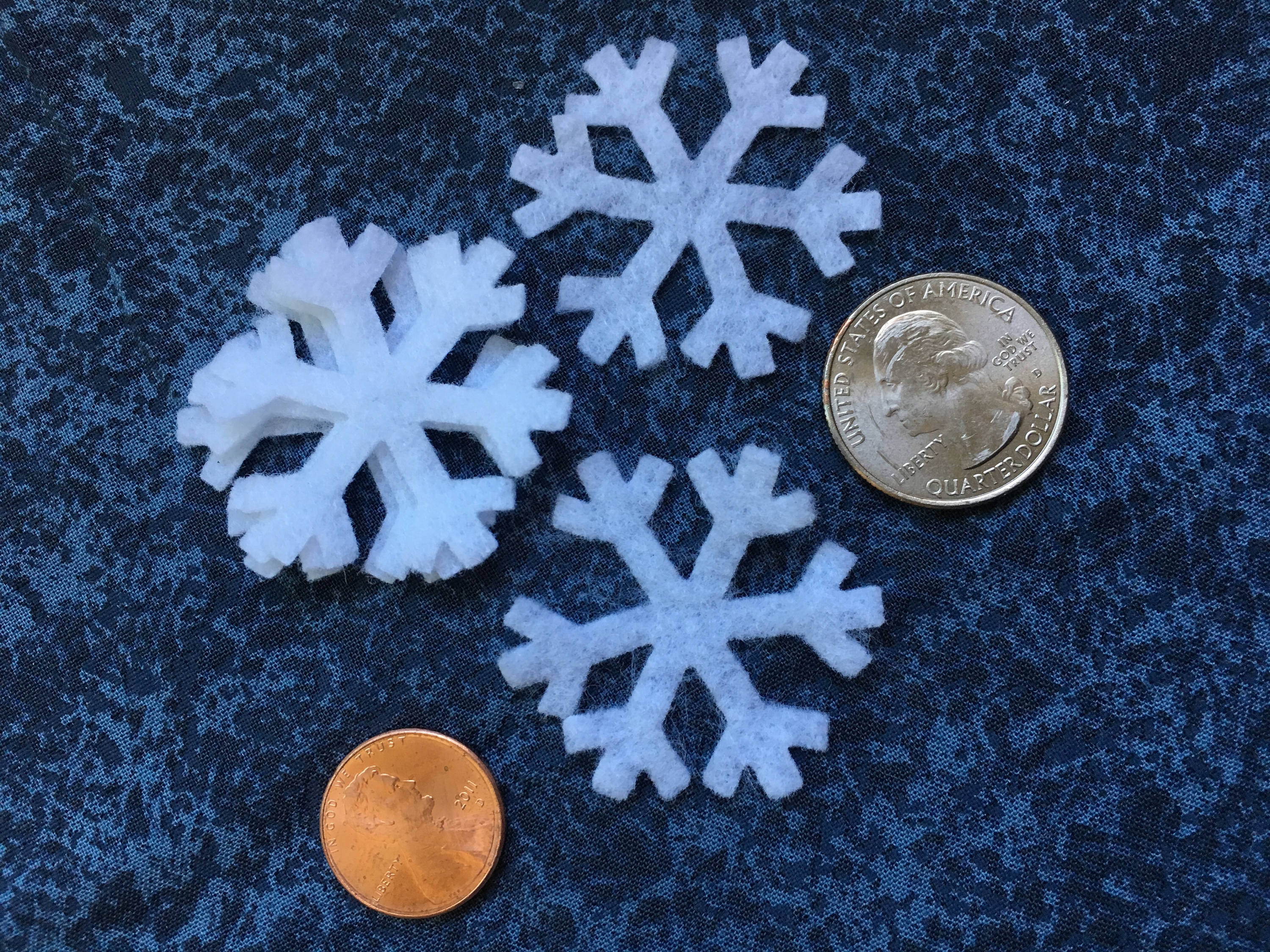 Buy Small Felt Snowflake-1-1/2 Snowflakes-frozen Parties-bible  Journaling-iron on Felt Stickers-costume-planner Embellishments-quiet Play  Online in India 