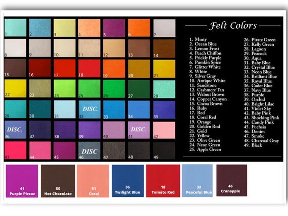 Felt Fabric Sheets Bulk Lot of 15 9x12 Kunin Rainbow Felt Lot Felt Fabric Sheets Bulk Lot of 15 9x12 Kunin Rainbow Felt Lot