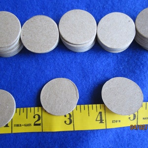 1-1/4 Inch Chipboard Circle Die Cuts-Circles Blanks-Unfinished-DIY Game Pieces-Decoration-Raw Chipboard Circle Shapes-Game Prototype Pieces