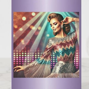 Um cartão de aniversário para sua rainha da dança favorita
