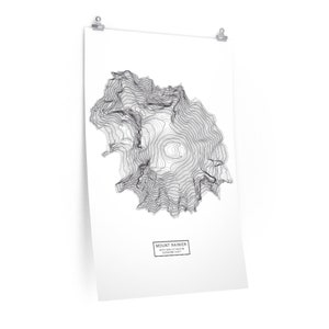 Mt. Rainier Matte Poster | No Frame