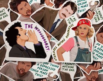 Parks Vinyl Sticker Pack | 4 Stickers