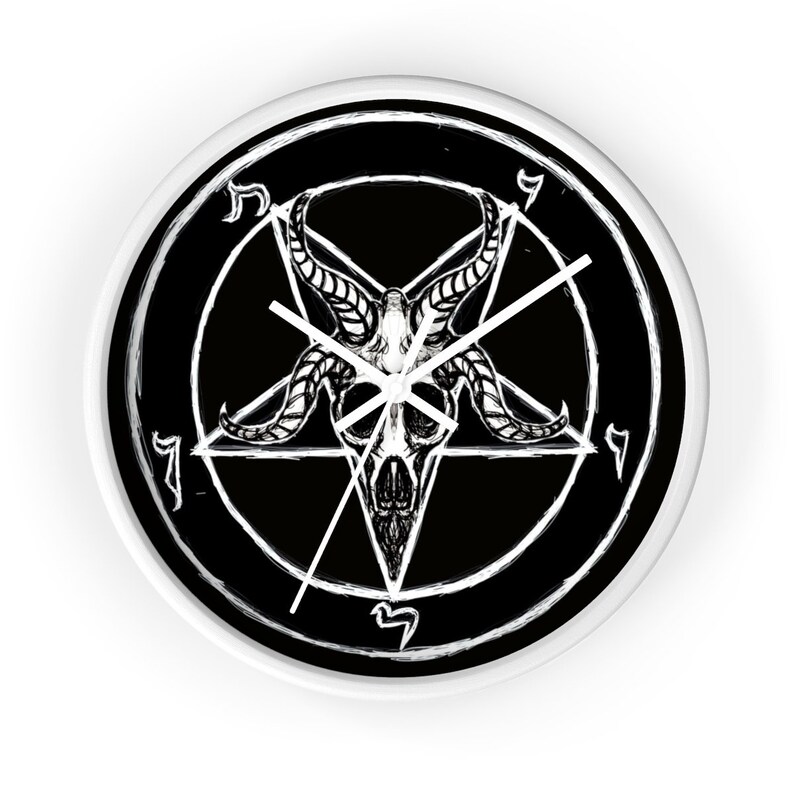 Sigil of Baphomet Wall Clock 10 Etsy