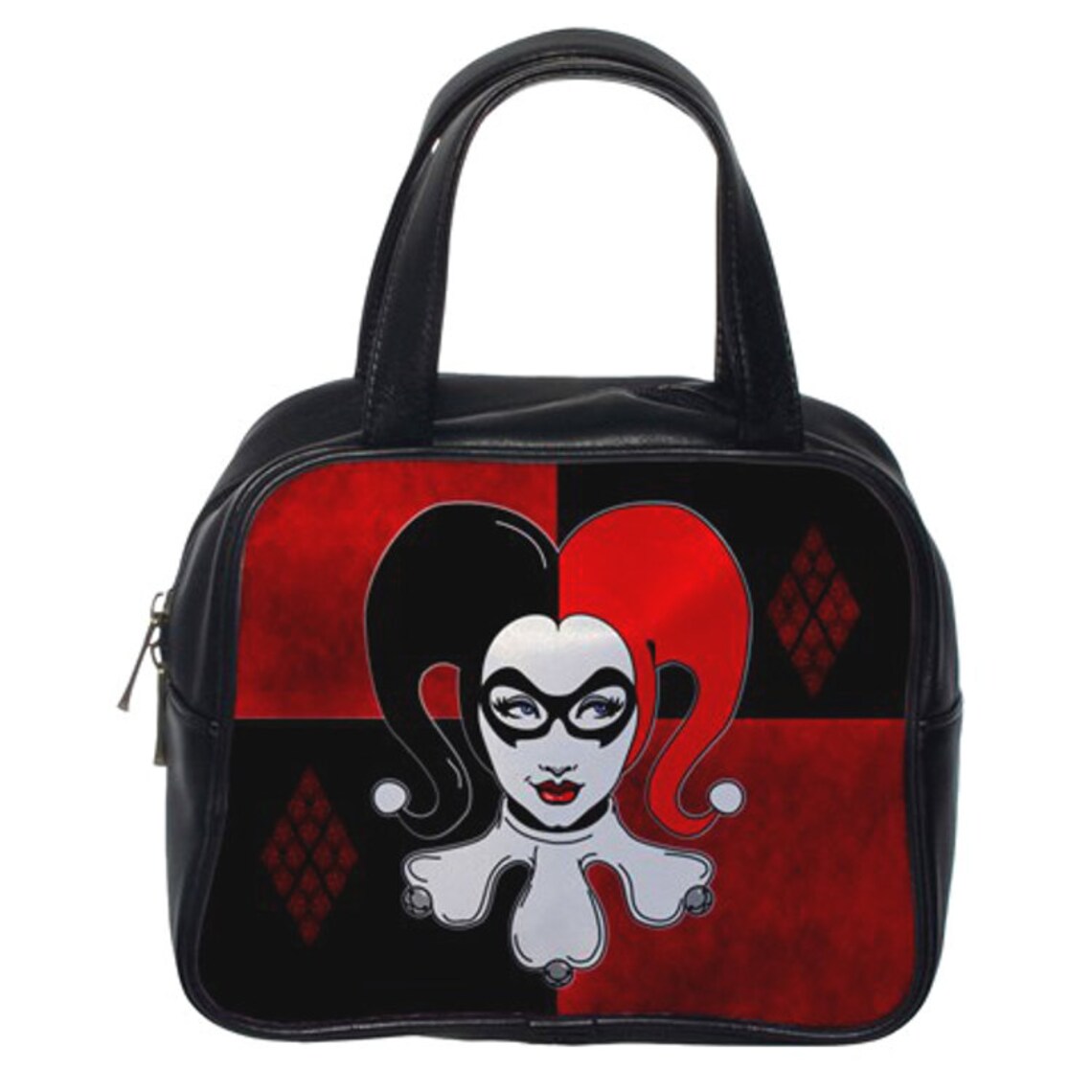 Harley Quinn Harlequin Handbag Etsy