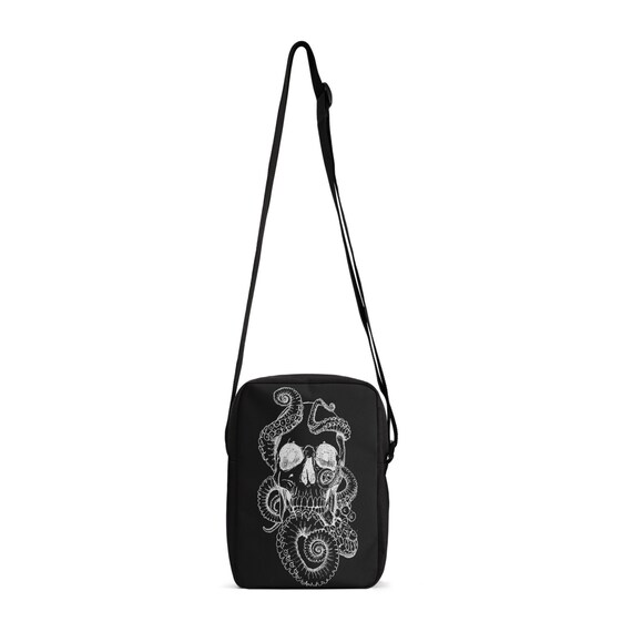 Skull and Tentacles Crossbody Bags Etsy