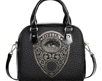Ouija Mystic Eye Planchette Shoulder Handbag