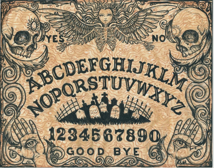 Ouija Board Archival Print - Etsy