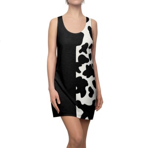 Cow Print Racerback Dress