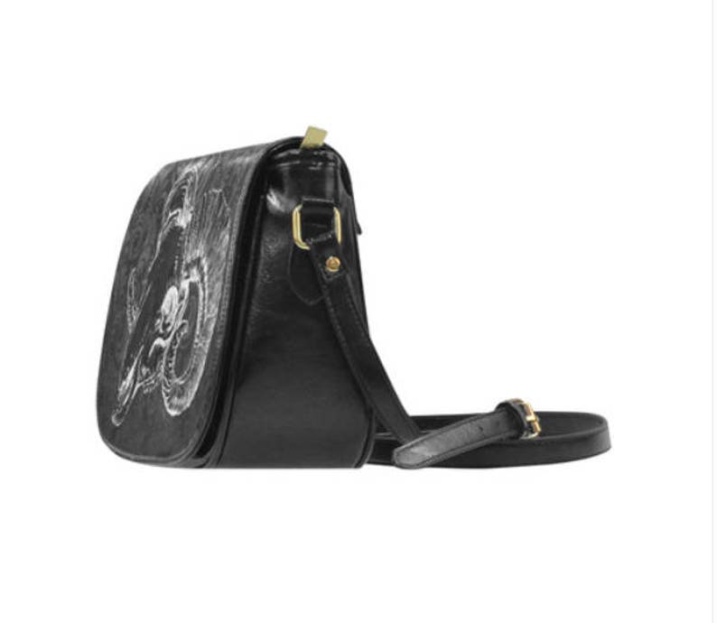 Ram Skull Saddle bag