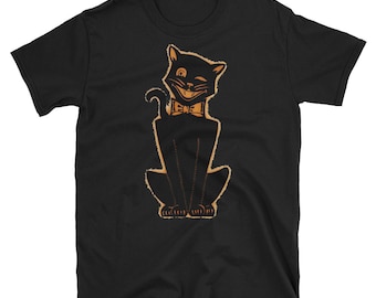 Black Cat Short-Sleeve Unisex T-Shirt