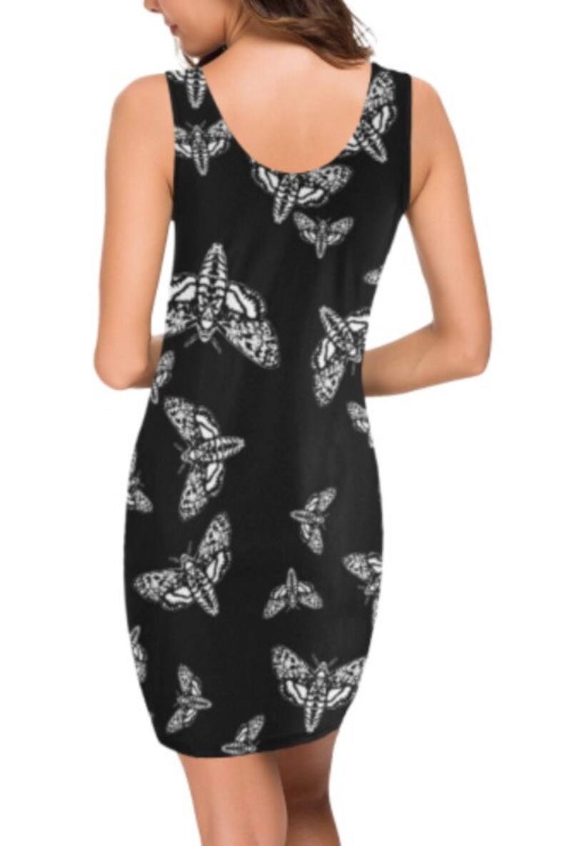 Death Head Moths Vest Dress