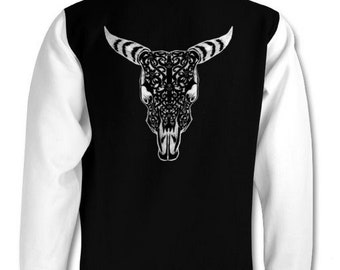 Cow Skull Jacket - Etsy