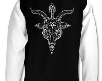 Baphomet Black Phillip Varsity jacket