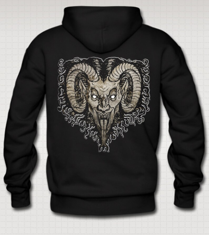 soulaza cartoon devil hoodie