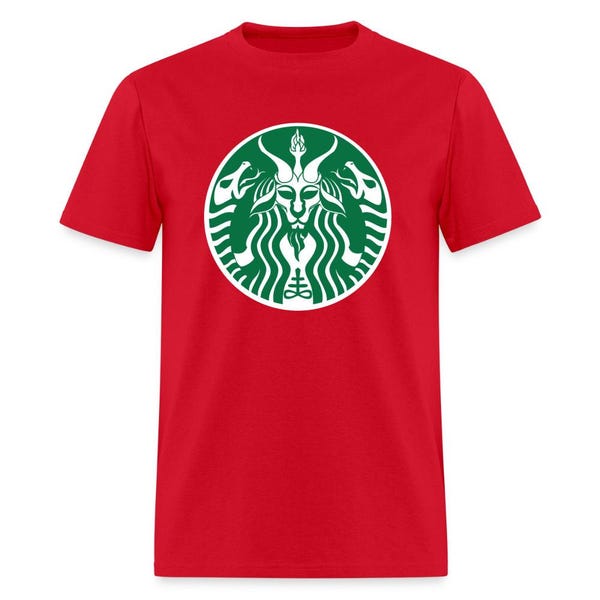 Red Cup Baphomet Tee