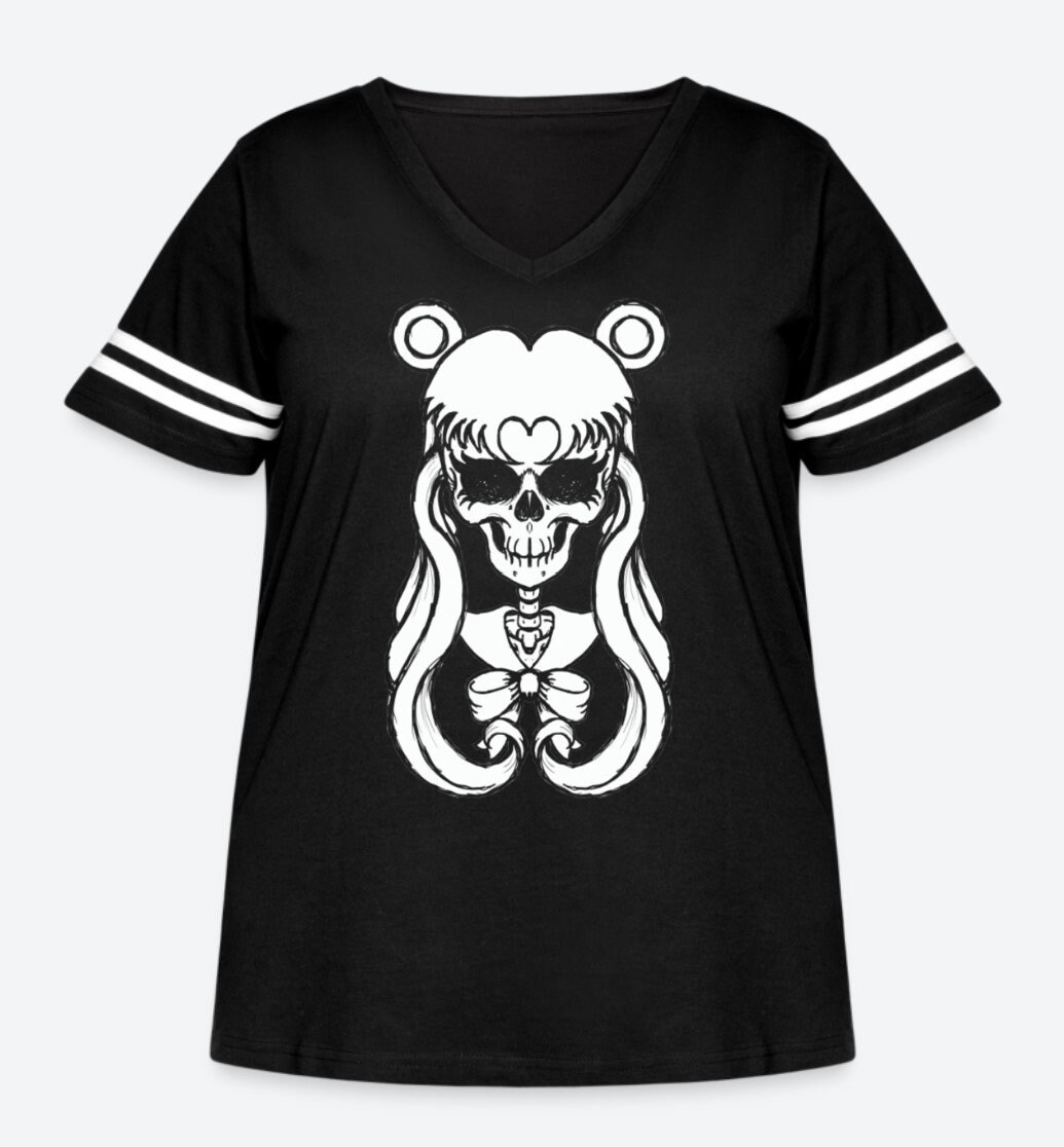sailor moon skull shirt