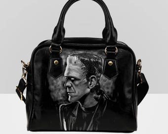 Frankenstein's Monster Shoulder Handbag