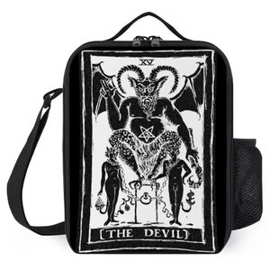 The Devil Tarot Bags Insulated Lunch Bag