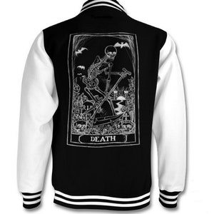 Veste universitaire Death Card La Faucheuse
