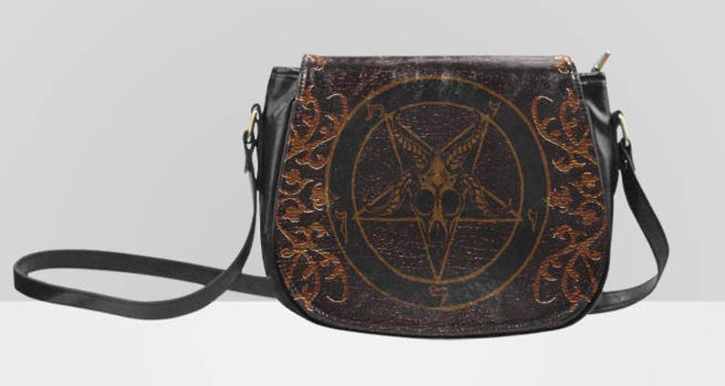 Baphomet Saddle bag