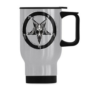 Sigil of Baphomet Stainless Steel Travel Mug