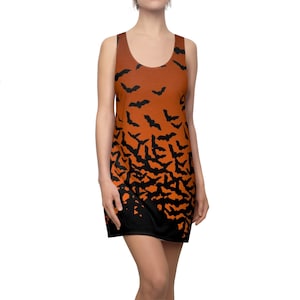 Halloween Bats Racerback Dress