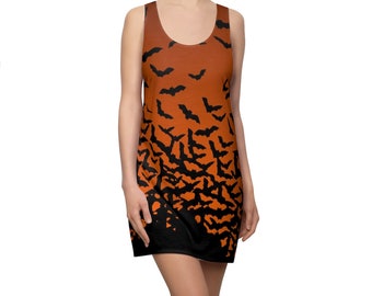 Halloween Bats Racerback Dress