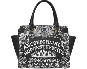 Ouija Board Black Shoulder Handbag