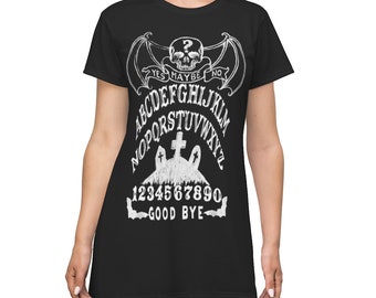 Tajemnicza spersonalizowana sukienka-koszula z Ouija