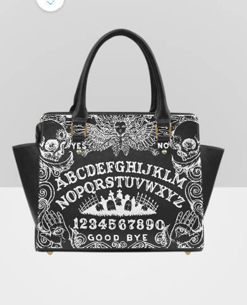 Ouija Board Black Shoulder Handbag image 0