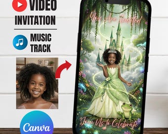 Princess Costume Birthday Video Invitation