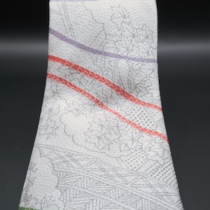 Handmade Japanese kimono Necktie – Traditional Japanese Pattern Tie for Men – Unique Gift for Him – Groomsmen, Formal, Cultural Style