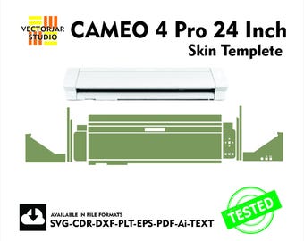 Plantilla vectorial para Cameo 4 Pro Skin, diseño de troquelado