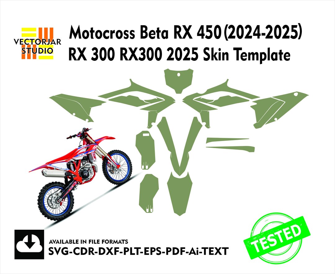 Beta - RX 450 2025 Skin Vector Template File Skin Die Cut Layout - Etsy
