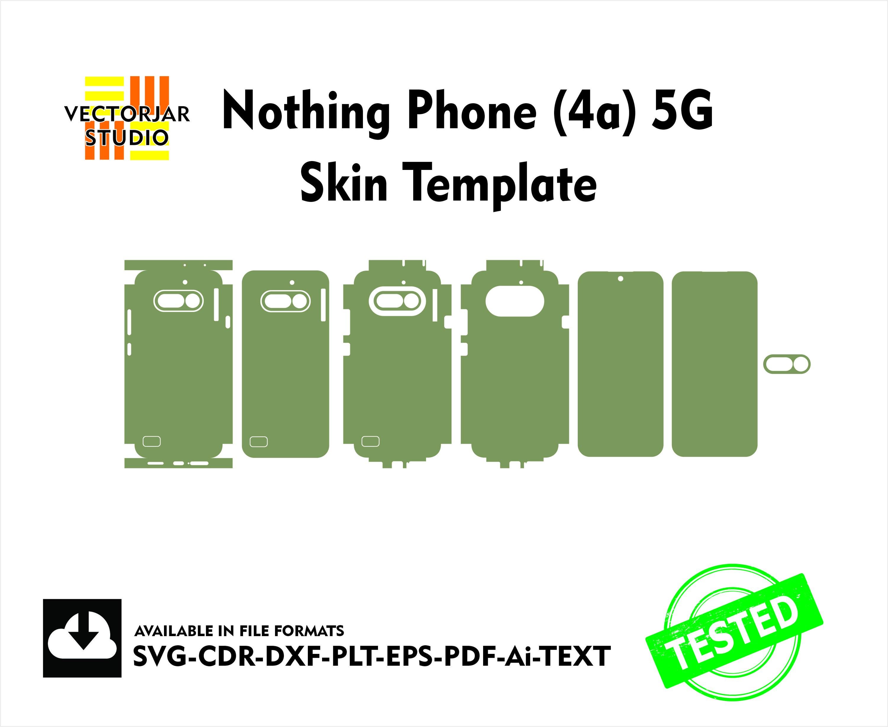 Nothing File Layout Nothing Phone (4a) 5G Skin Vector Template File Skin Die Cut Layout - Etsy