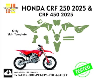 Honda Crf50 Full Graphics Set, Free Personal Id, Mini Plates