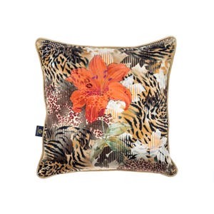 Exotic Touches Throw Pillow Cover- Luxe Textured Decorative Pillow Cover, Modern Elegant Cushion for Sofa, Couch, or Bed