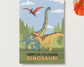 Dinosaur coloring book for kids
