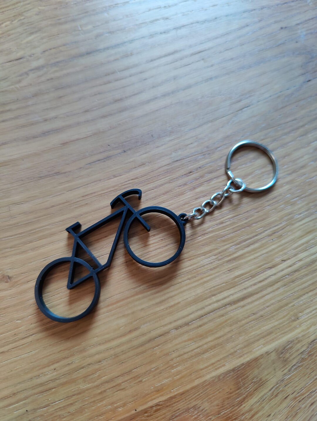Bicycle Keychain – 3D Printed Bike With Round Wheels – Cycling Gift for ...