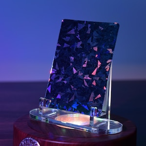 PRECUT Standard TCG 3.5" x 2.5" Holographic 300+ gsm cardstock | Ideal for UV Printing Shattered