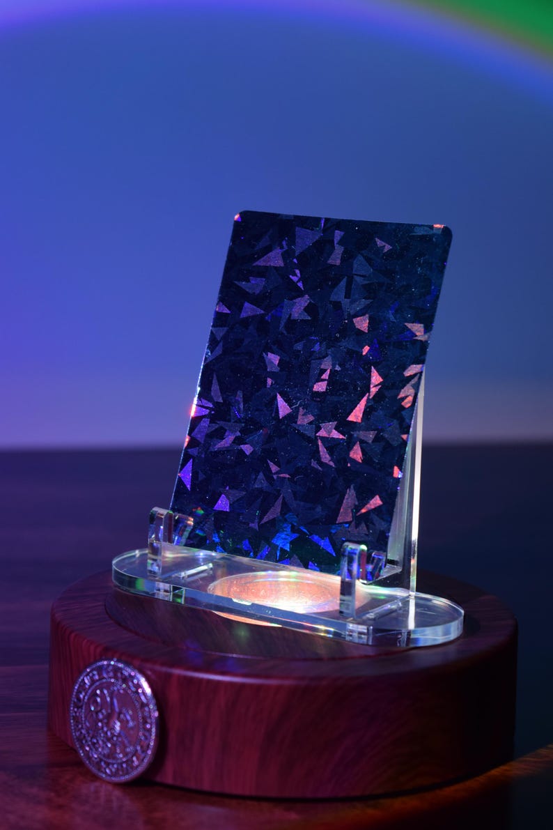 PRECUT Standard TCG 3.5" x 2.5" Holographic 300+ gsm cardstock | Ideal for UV Printing Shattered