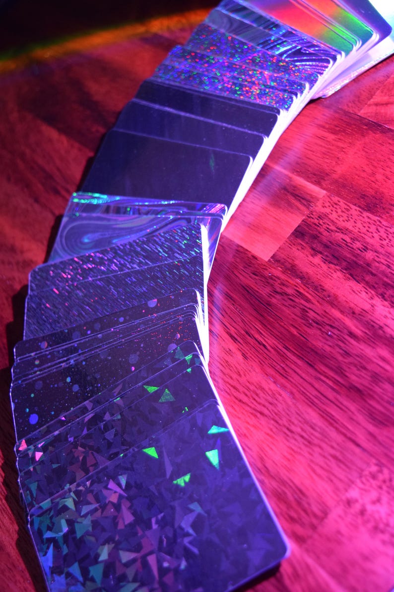 PRECUT Standard TCG 3.5" x 2.5" Holographic 300+ gsm cardstock | Ideal for UV Printing image 12