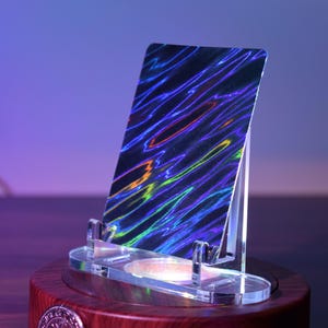 PRECUT Standard TCG 3.5" x 2.5" Holographic 300+ gsm cardstock | Ideal for UV Printing Ripple
